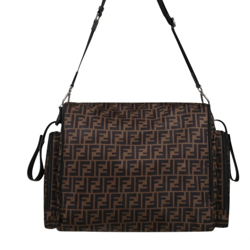 Multipurpose Fendi Black and Brown Monogram Baby/toddler bag. Diaper bag